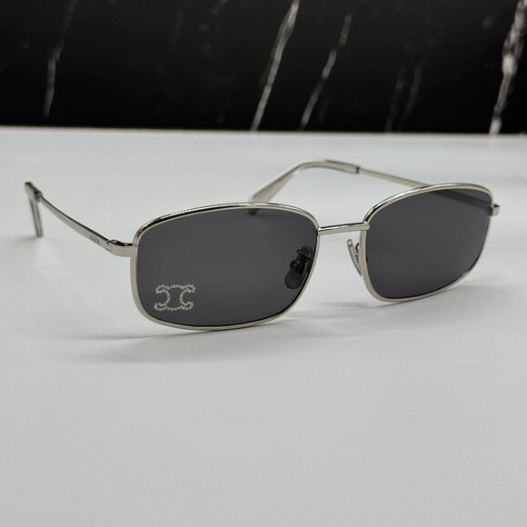 NEW CELINE CL40285U 16A SILVER SQUARE SUNGLASSES WOMEN CELINE main image 7